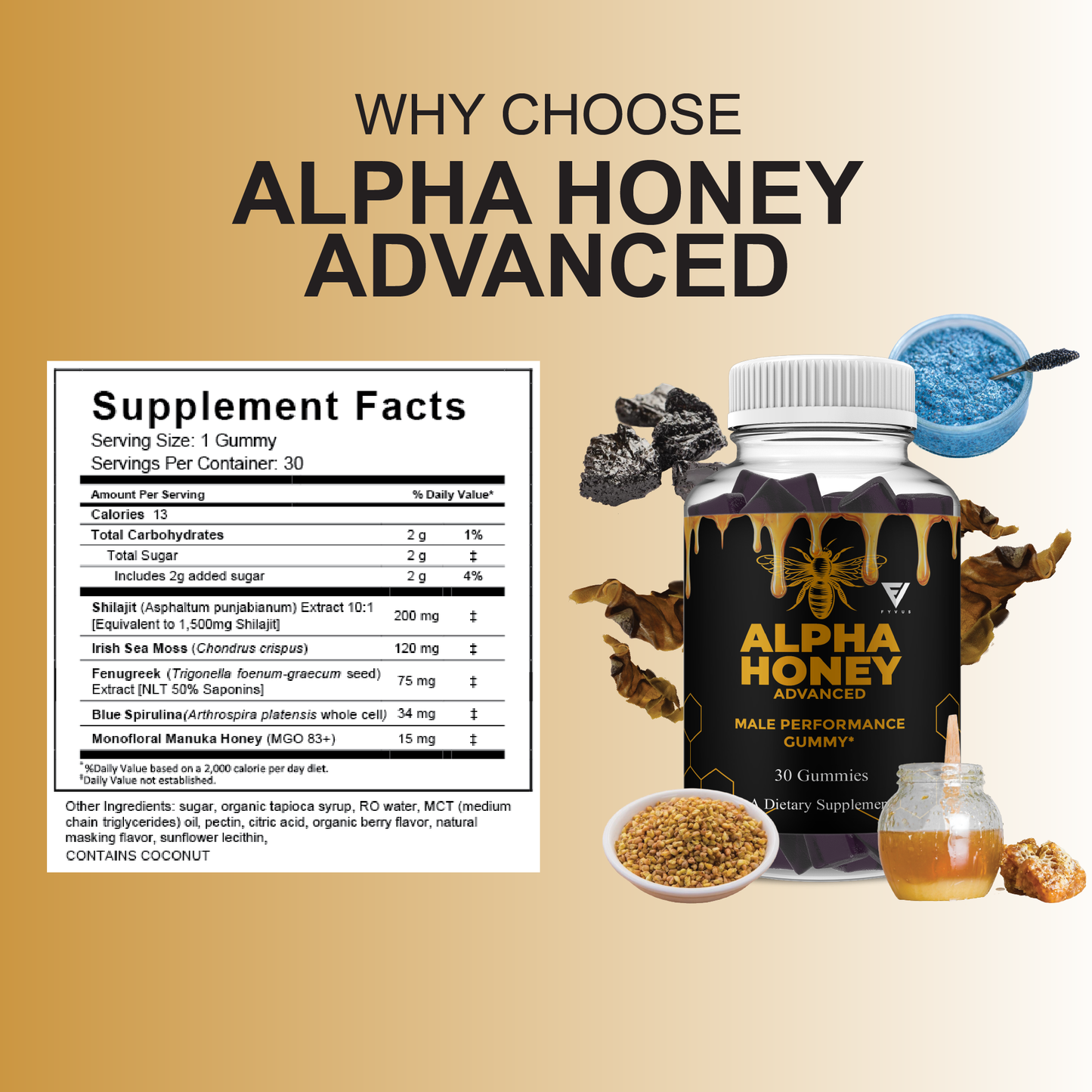 Alpha Honey Gummies