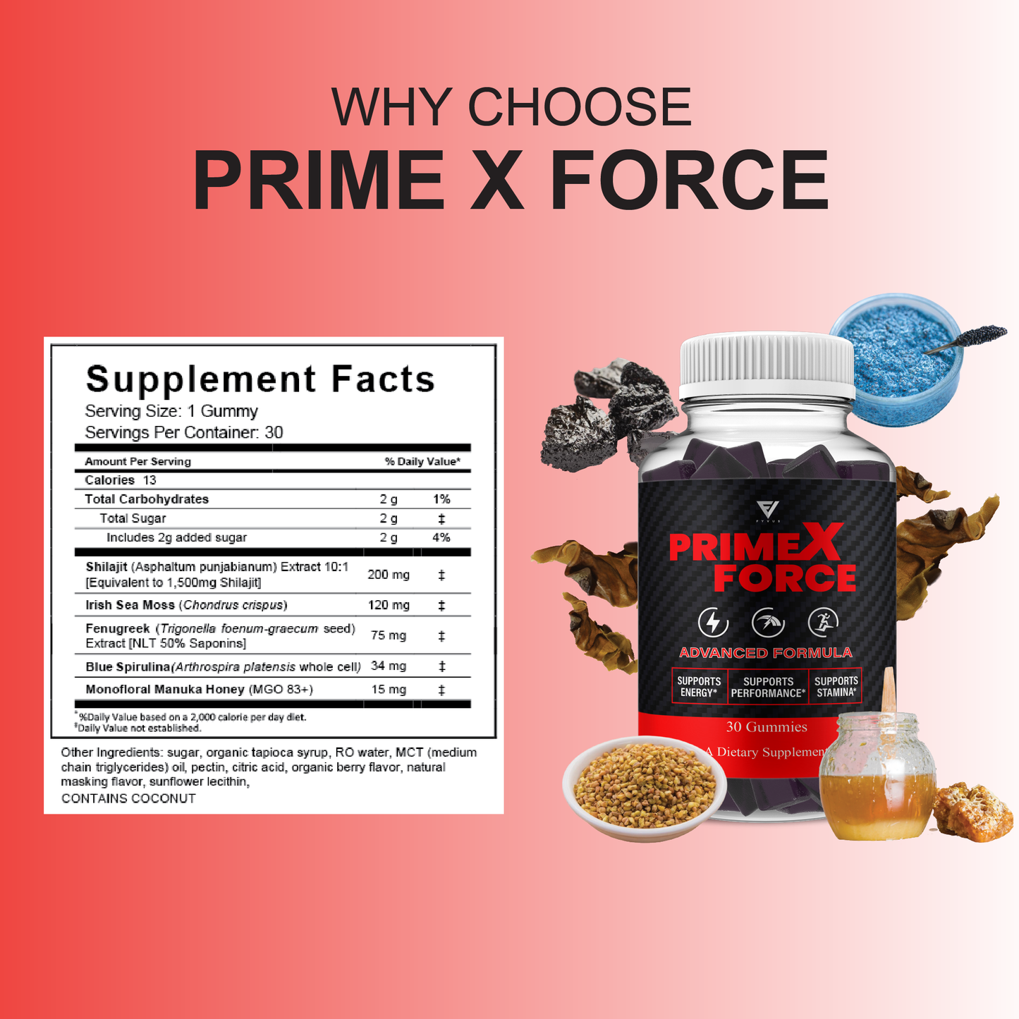 Prime X Force Gummies