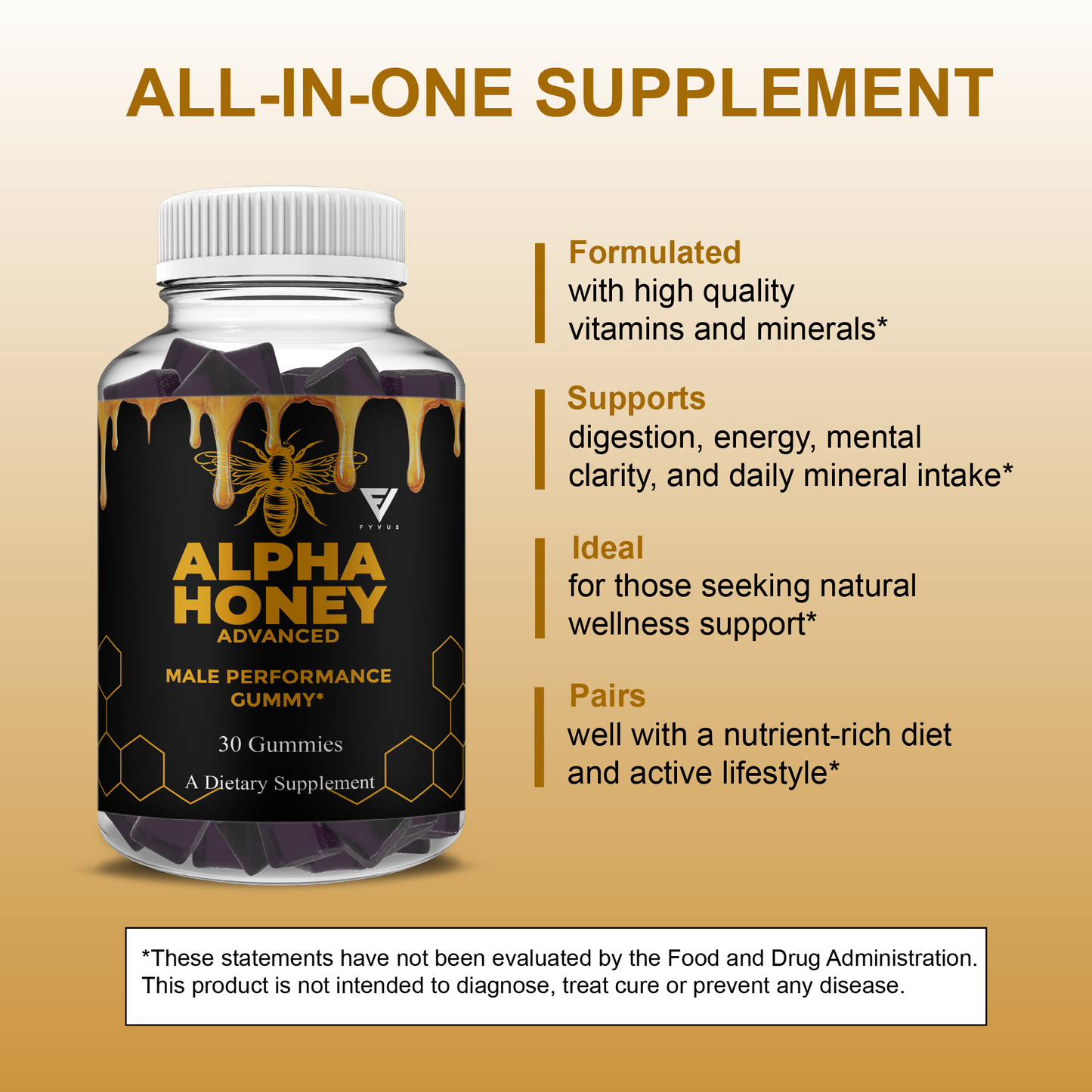 Alpha Honey Gummies