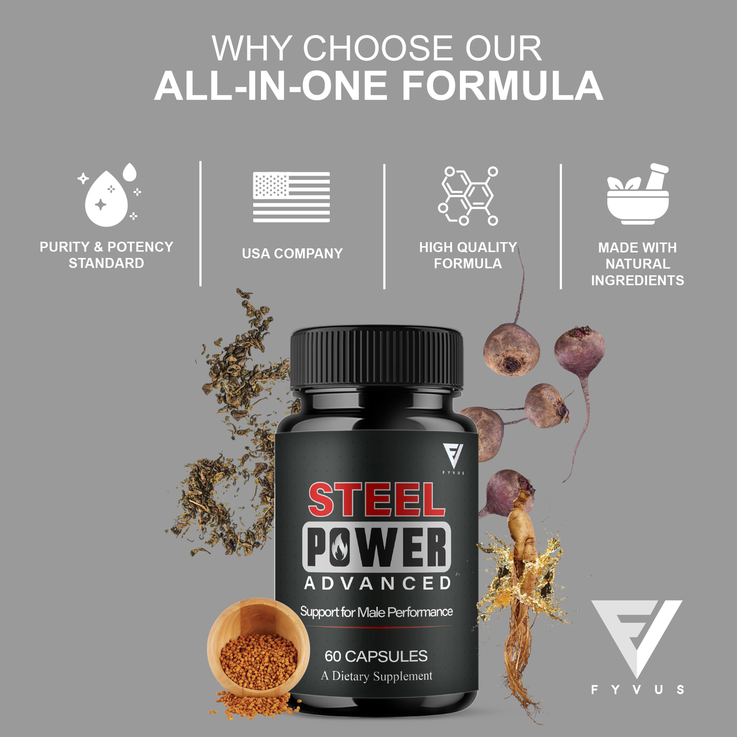 Steel Power Advanced Capsules