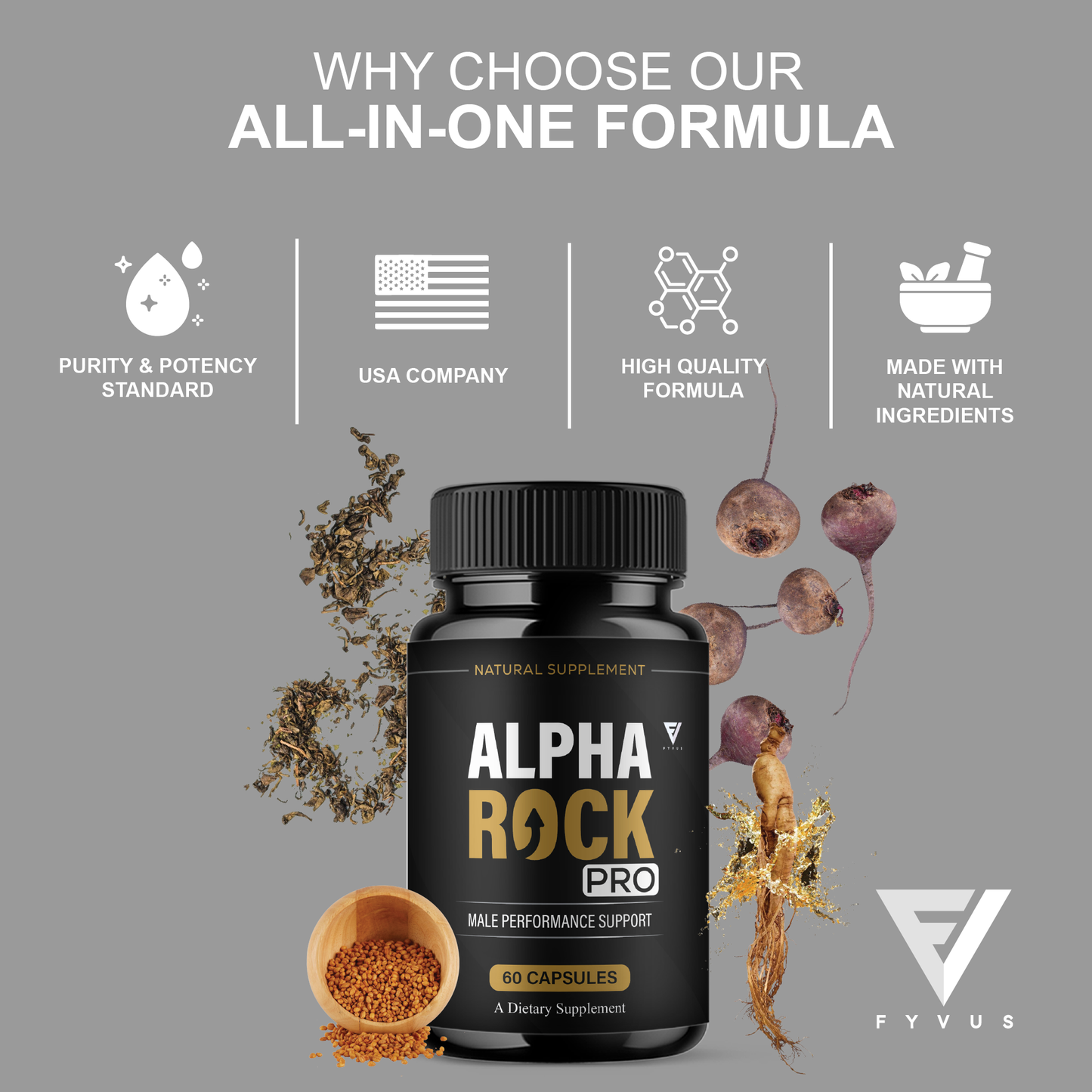 Alpha Rock Pro Capsules
