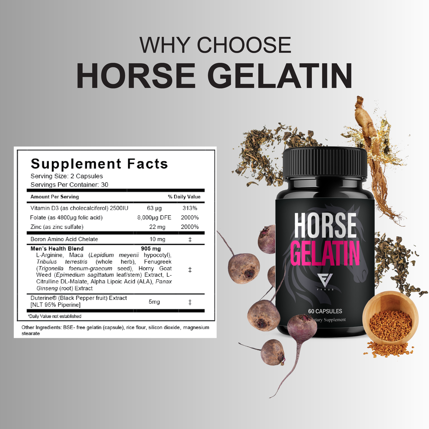 Horse Gelatin Capsules