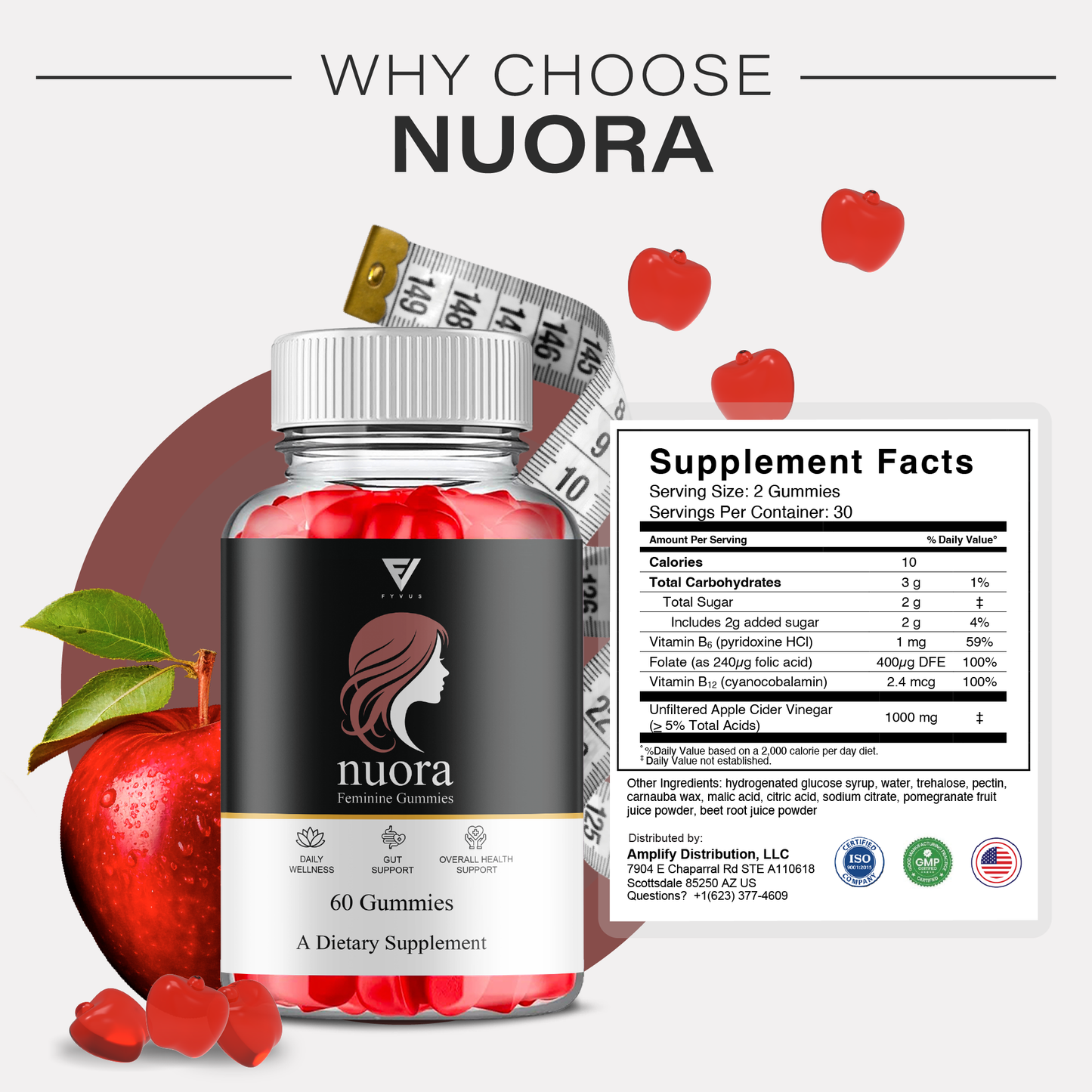 Nuora Feminine Gummies