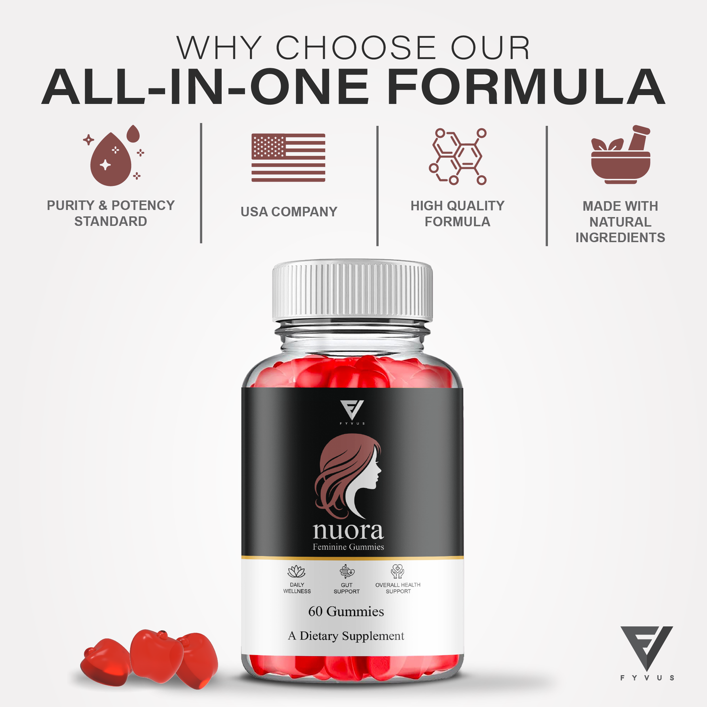 Nuora Feminine Gummies