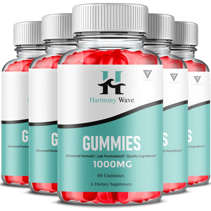 Harmony Wave Apple Cider Vinegar Gummies, 5 bottles