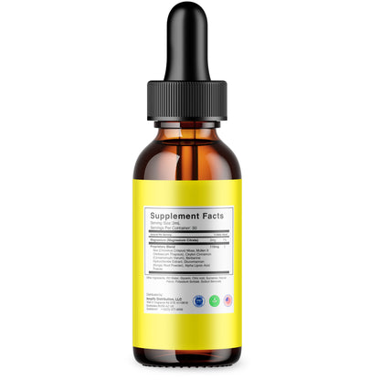 Vitaldrops Sea Moss & Ceylon Cinnamon Drops, Supplement Facts panel